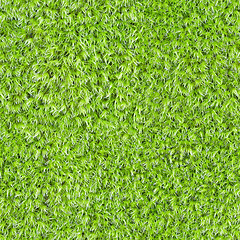 Image showing Seamless square texture - green moss