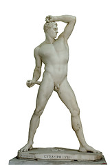 Image showing Roman statue, isolated