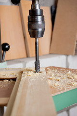 Image showing Performed work on the drill press