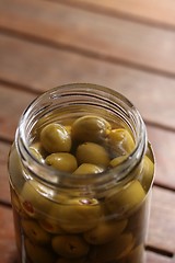 Image showing filled olives