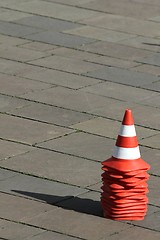 Image showing traffic cones