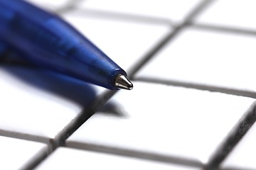 Image showing blue pen