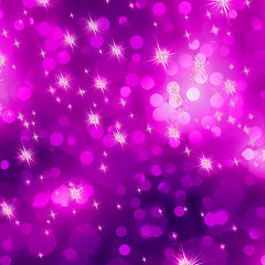 Image showing Glittery purple Christmas background. EPS 8