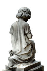 Image showing Cemetery statue