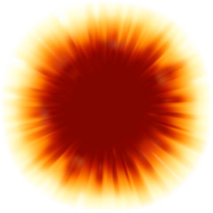 Image showing A red color design with a burst. EPS 8