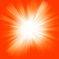 Image showing Orange color burst. EPS 8
