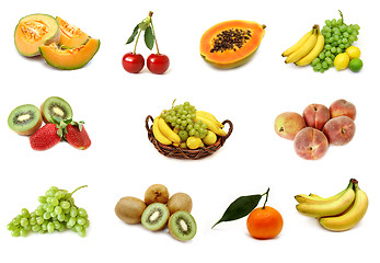 Image showing Fruits collection