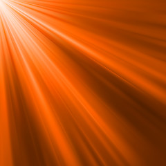 Image showing Orange luminous rays. EPS 8