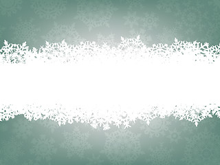 Image showing Winter background with snowflakes. EPS 8