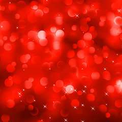 Image showing Glittery red Christmas background. EPS 8