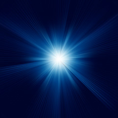 Image showing A Blue color design with a burst. EPS 8