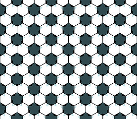 Image showing Seamless football star pattern. EPS 8