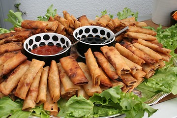 Image showing Spring rolls