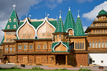 Image showing Wooden palace