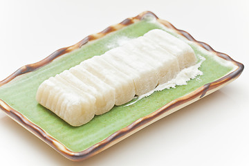 Image showing Banana roll on dishes