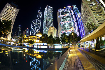 Image showing Hong Kong at night