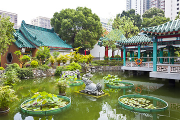 Image showing Chinese style garden