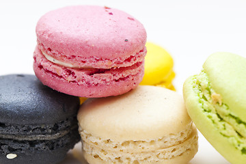 Image showing French dessert macarons