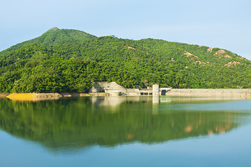 Image showing Lake in forest