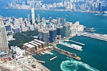 Image showing Hong Kong downtown urban scene