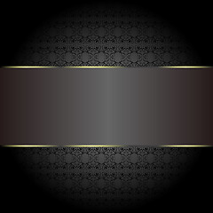 Image showing abstract golden ornate vector backgrounds