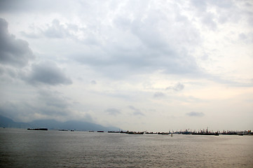 Image showing Landscape along the coast in Hong Kong