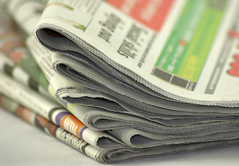 Image showing newspapers