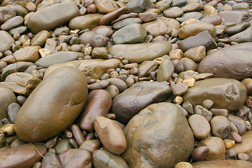 Image showing Pebbles stone background