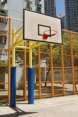 Image showing Basketball court in abstract view