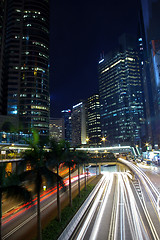 Image showing Night scene in Hong Kong