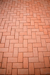 Image showing Bricked floor