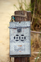 Image showing Old postbox in Hong Kong