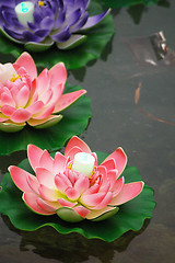 Image showing Water lanterns