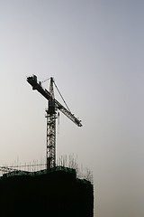 Image showing Construction site in Hong Kong