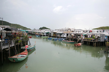 Image showing Tai O fishing village in Hong Kong