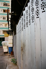 Image showing Iron gate in Hong Kong public housing estate