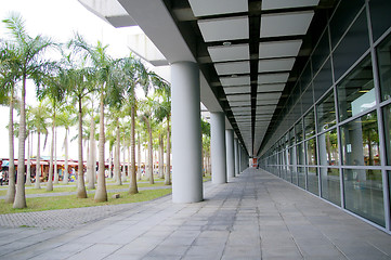 Image showing Corridor in railway station