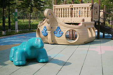 Image showing Playground under sunshine