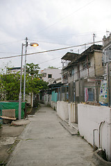 Image showing Path in village of Hong Kong