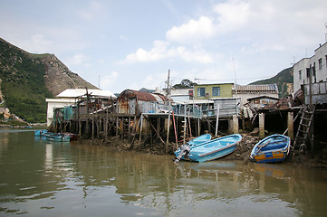 Image showing Tai O fishing village in Hong Kong