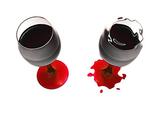 Image showing Cup of wine