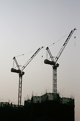 Image showing Construction site in Hong Kong