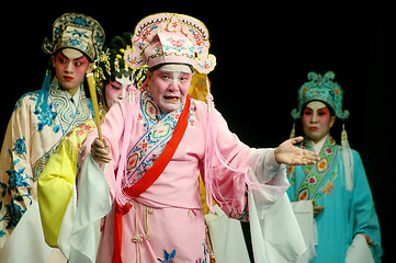 Image showing Cantonese Opera in  Mui Wo water lantern festival, Hong Kong