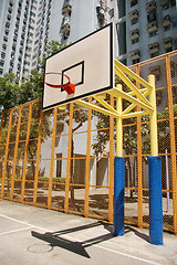 Image showing Basketball court in abstract view