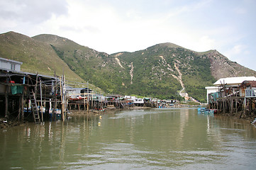 Image showing Tai O fishing village in Hong Kong