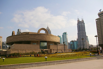 Image showing Shanghai downtown at day time