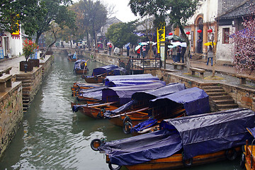 Image showing Tongli water village in China during spring