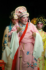 Image showing Cantonese Opera in  Mui Wo water lantern festival, Hong Kong