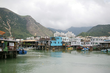 Image showing Tai O fishing village in Hong Kong