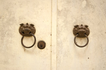 Image showing Chinese door